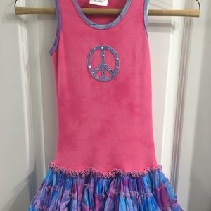 Ooh La La Couture size 4 Tie/Died Peace  Dress